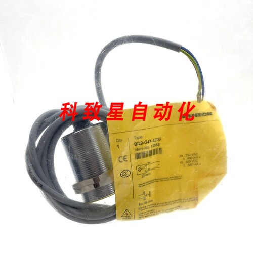 工业配件感应传感器BI20-G47-AZ3X 20MM 2M CABLE 1308800