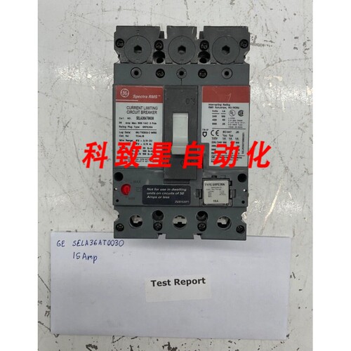 工业配件GESELA36AT0030 断路器30A 3P 600V FRAME 15A SRPE30A15
