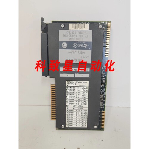 工业配件SER.BF/WB COUPLE/MILLIVOLT INPUT MODULE 1771-IXE/B