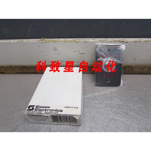 工业配件ESSEX PEBSS2-US SINGLE GANG PIEZO PUSH TO EXIT STAIN