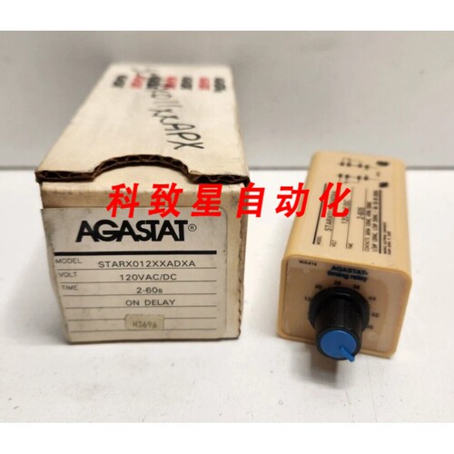 工业配件120V 2-60S ON延时定时继电器STARX012XXADXA