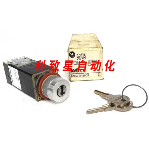 工业配件800MR-N31QB SER.C 选择开关800MRN31QB 带按键