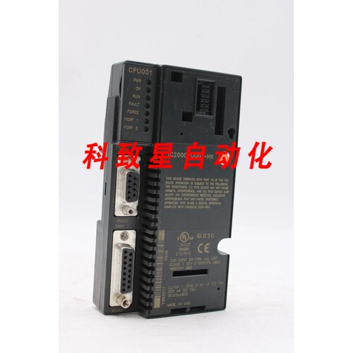 工业配件IC200CPU001-HK VERSAMAX CPU MODULE