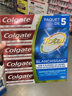 高露洁加拿大total五合一牙膏