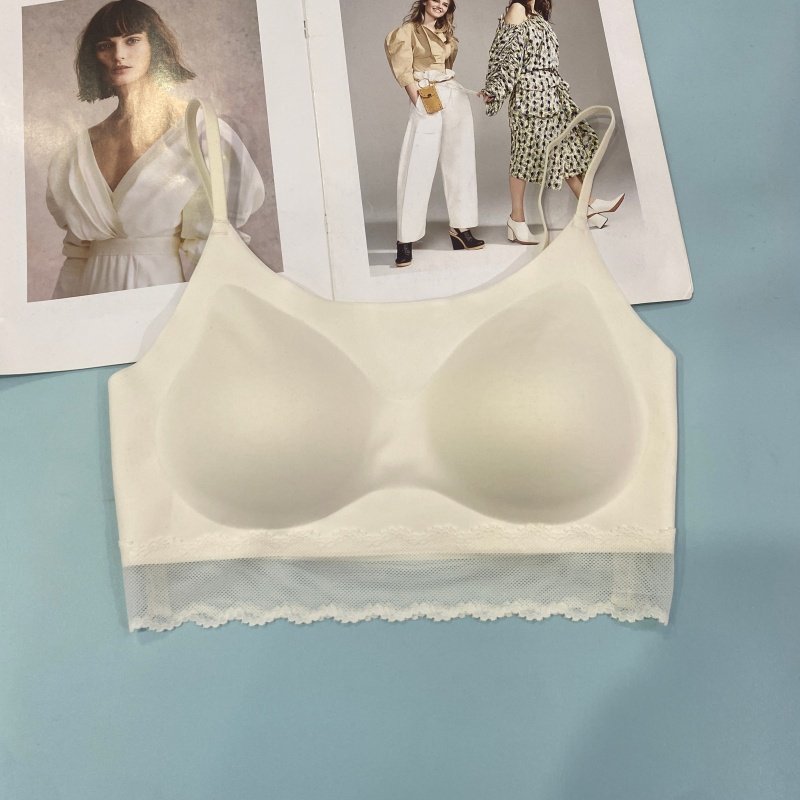 枫之欣6630新款冰丝抹胸内衣女蕾丝拼接固定杯聚拢防走光裹胸美背,女士内衣/男士内衣/家居服,抹胸,淘宝优惠券,粉丝福利购,淘宝优惠卷