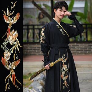 原创汉服男民族风中国龙锦衣卫武侠直袖飞鱼服霸气学生演出表演服