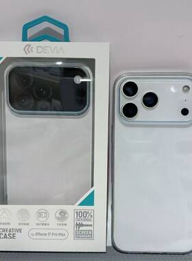devia迪沃适用于iPhone17promax手机壳透明软硅胶苹果16promax清水套tpu防摔17prox套