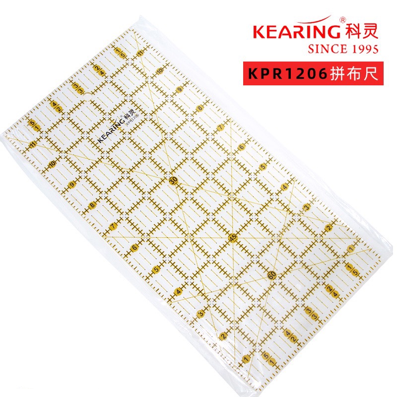 科灵拼布尺英寸荧光亚克力手工