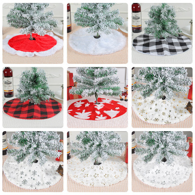 Mini Christmas Tree Skirt Christmas Tree Decoration Supplies