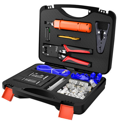 Network tool kit and cable clamp tester网络工具网线钳测试仪