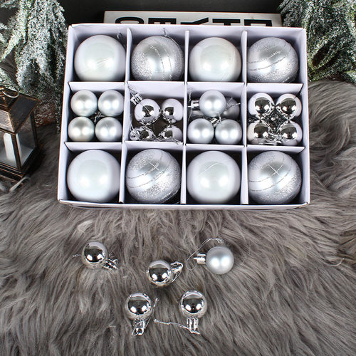 Window hanging painted balls Christmas ball gift box圣诞球
