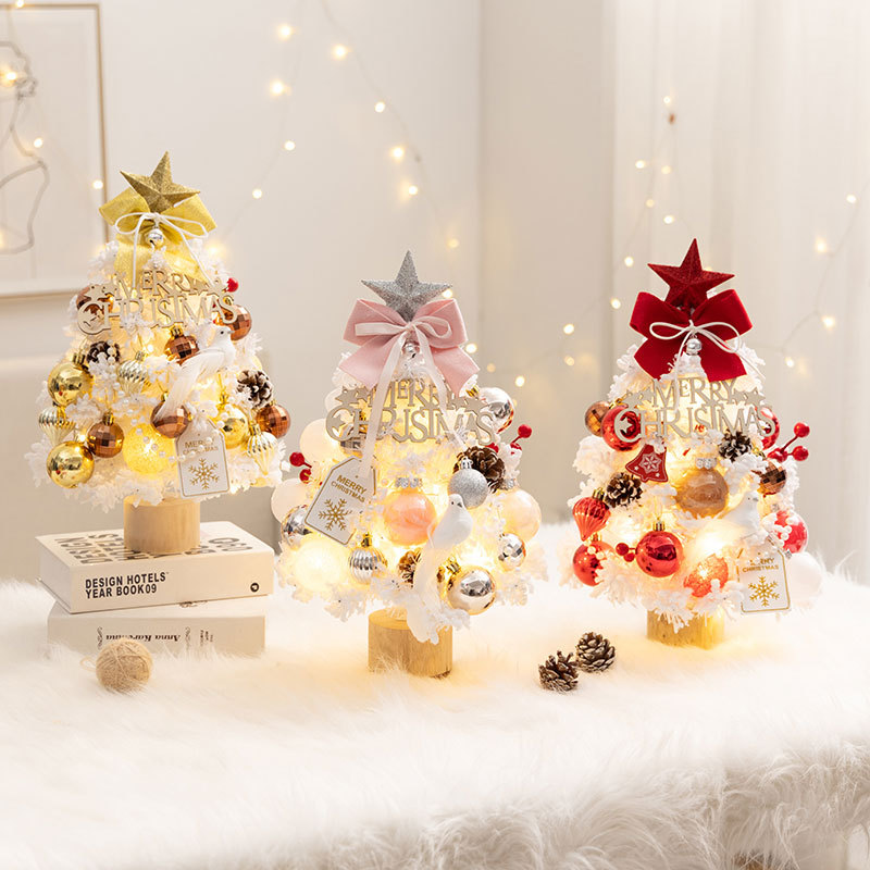 Mini pentagram Christmas tree, mini desktop Christmas tree