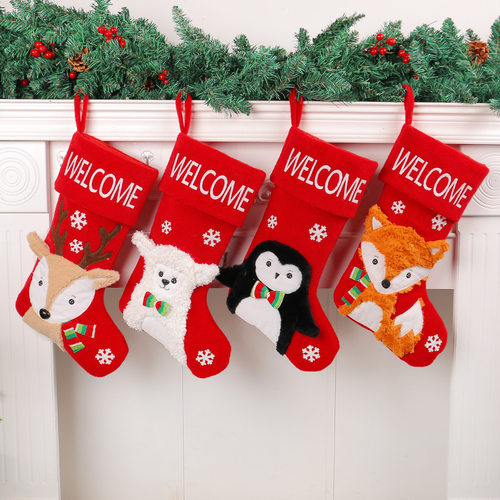 2026 Christmas Socks Christmas Tree Socks Pendant Candy Bag
