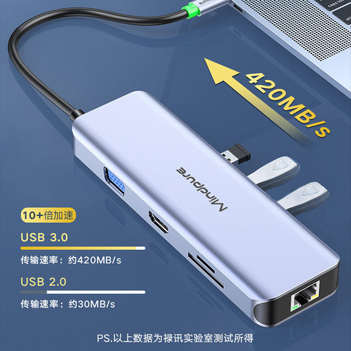 Type-C multifunctional docking station, laptop hub, and hub