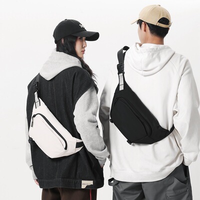 Couple crossbody bag casual Korean version crossbody bag挎包