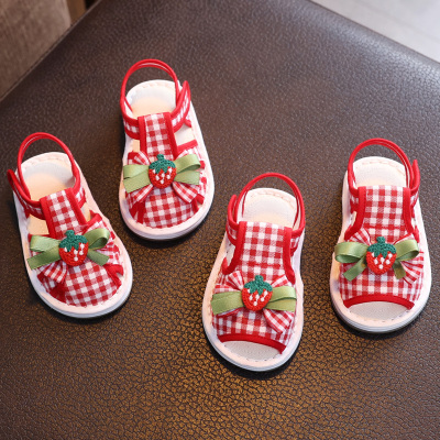 宝宝布凉鞋夏儿童手工千层底布鞋女童学步地板鞋软底室内老北京4