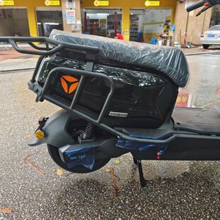 适用适用雅迪冠能S白鲨90-H/前后保险杠大货架加厚全车护杠后尾架