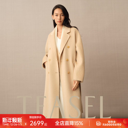 小骆驼绒高克重101801大衣外套