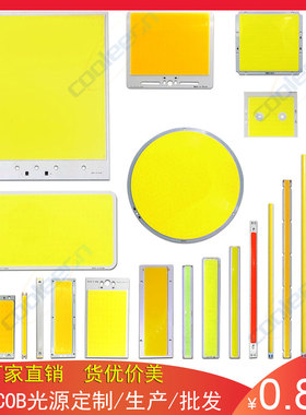 定制led光源cob灯条12V芯片灯珠室内外车载机器视觉照明补光灯板