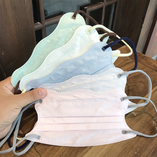 日本美颜V脸口罩显脸小一次性高颜值舒适宽带不勒耳夏季薄透气女