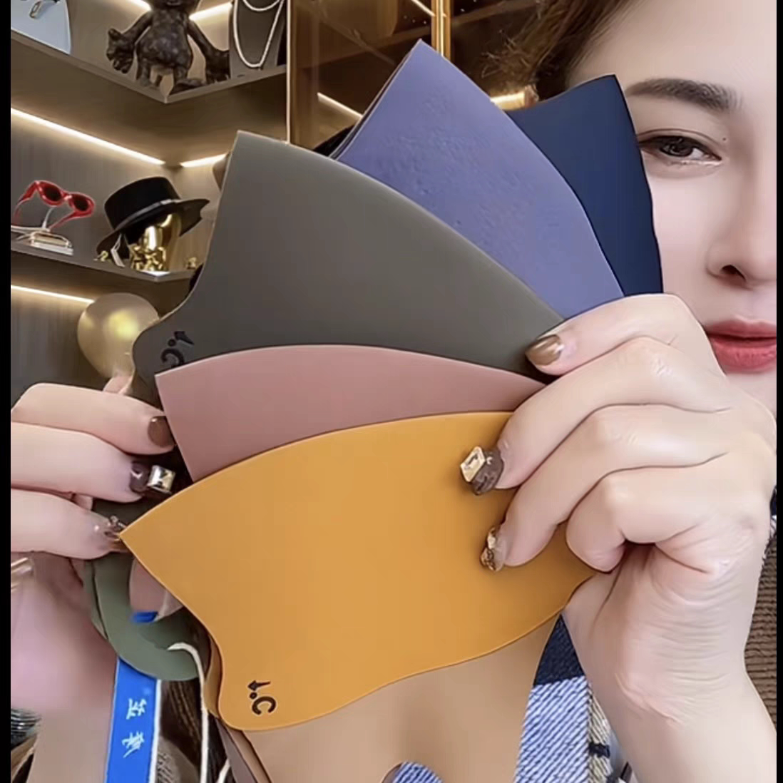 网红同款舒美佳正品立体显瘦保暖口罩柔软透气水洗高颜值图片