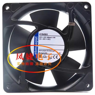 原装ebm德国 4184NH NX NXH 24V 12038 11W 4.5W 变频器散热风扇