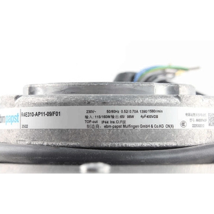 德国进口风机R4E310 230V AP11 F01 FFU空气净化风扇 全新原装