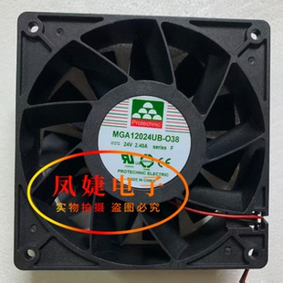 12038 2.40A MGA12024UB 24V 大风量变频器散热风扇 O38 全新永立