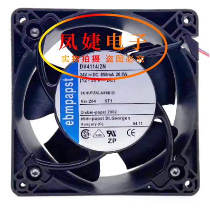 ebm德国进口 DV4114/2N 24V 850mA 20.5W 12038 库卡机器散热风扇