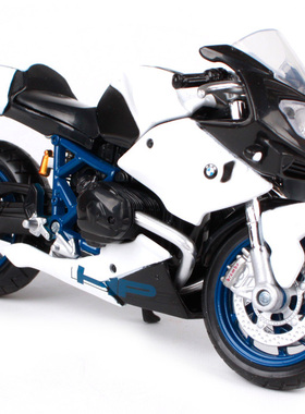 美驰图 1/18 宝马BMW HP2 摩托车 成品模型