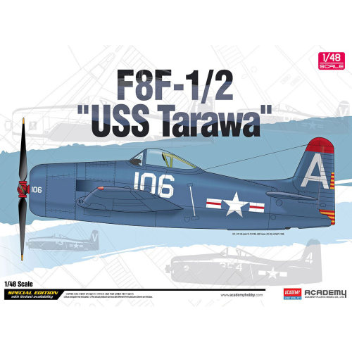 ACADEMY 爱德美 12313 1/48 美国 F8F-1/2 战斗机