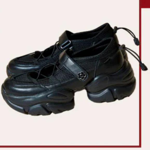 春夏秋冬四季可穿日单新款黑色厚底轻便老爹鞋魔术贴机能运动鞋潮,女鞋,老爹鞋,淘宝优惠券,粉丝福利购,淘宝优惠卷