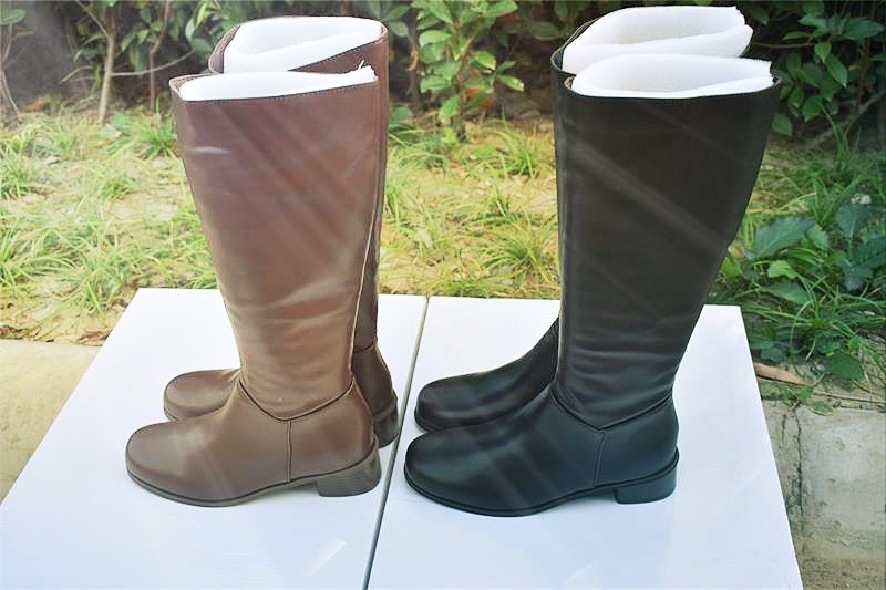 冬季新款3厘米低跟高筒及膝靴侧拉链修腿长筒靴,女鞋,马丁靴,淘宝优惠券,粉丝福利购,淘宝优惠卷