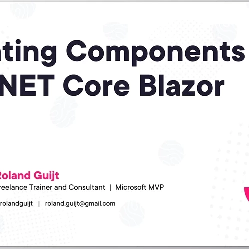 ASP.NET Core Blazor 中创建组件 - Roland Guijt