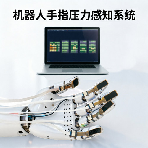 机器人灵巧手五指压力感应系统