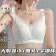 大胸显小哺乳内衣全罩杯孕期无钢圈收副乳胖MM超薄固定杯喂奶大码