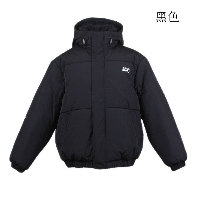 美国轻奢C 新款时尚男士棉衣棉服 连帽冬装大码男装纯色外穿休闲