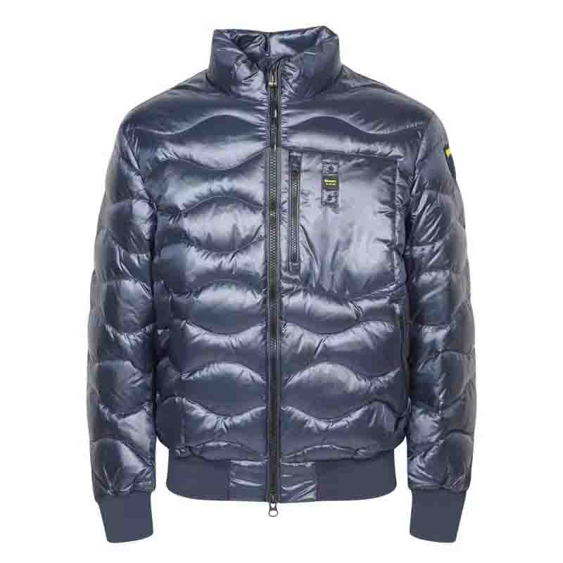 thumbnail for American Fashion Light Luxury Thin down Jacket for Men, Winter White Duck down Solid Color Stand Collar Jacket, No Label