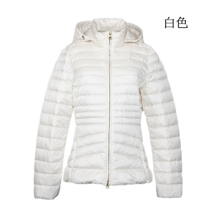 G意大利轻奢品牌 会呼吸的衣服 羽绒服宽松连可卸帽轻薄W5525B冬