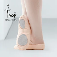 Чен Тинг Девушка Мясо мясное -Колотированная балетная танцевальная обувь танцевать танцеваль