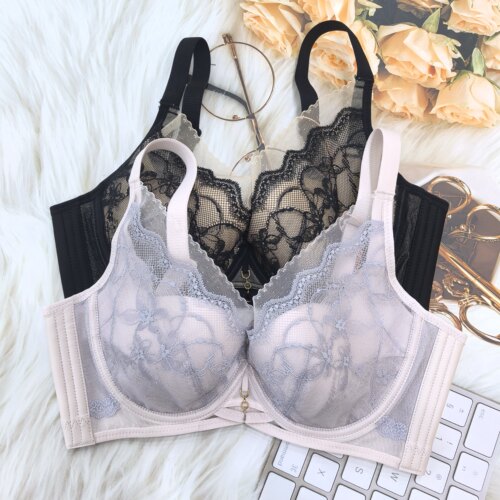 软钢圈调整型上托舒适透气文胸罩
