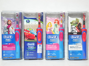 德国Braun 博朗oral B 欧乐B旋转感应式软毛充电儿童电动牙刷 D12