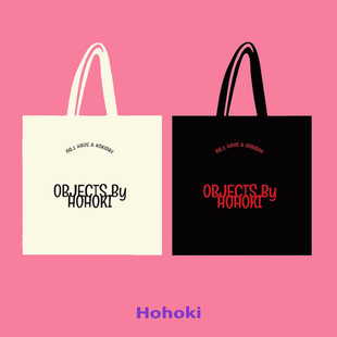 HOHOKI•hoki系列字母帆布包印花大容量环保通勤包