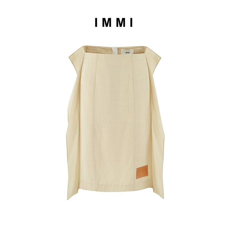 【immi】春夏粘纤半裙111sk046x