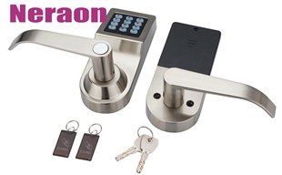 Smart Digital keypad Door Lock 3 in 1 Unlock by M1 Card+Code