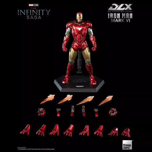 3A Threezero DLX钢铁侠 Mark 44 反浩克装甲钢铁侠Mark6成品手办