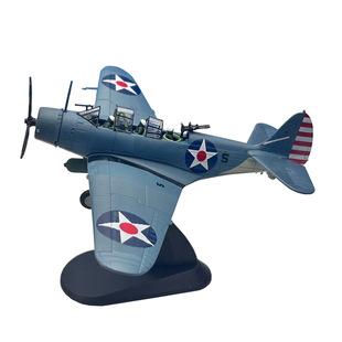 1/72美国TBD蹂躏者鱼雷攻击机成品战斗机合金静态仿真模型摆件