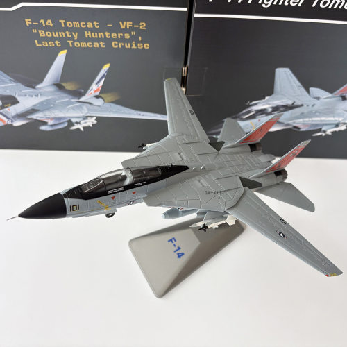 1/72美军F-14战斗机F14炸弹猫VF-31中队仿真合金成品飞机模型摆件