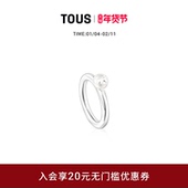 TOUS 桃丝熊戒指女甜美优雅小熊指环女小众新款 潮女礼物