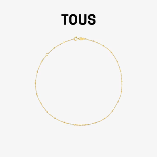 新品素链TOUS/桃丝熊镀金